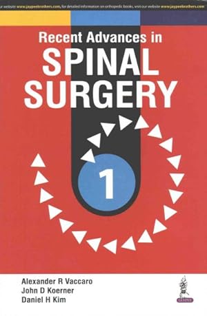 Immagine del venditore per Recent Advances in Spinal Surgery venduto da GreatBookPricesUK