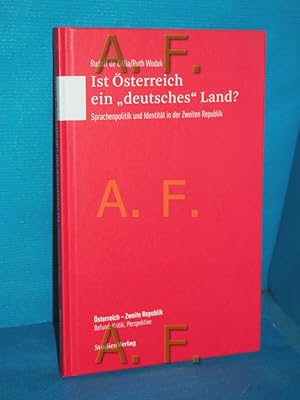 Bild des Verkufers fr Ist sterreich ein ,,deutsches Land ? (sterreich - Zweite Republik. Befund, Kritik, Perspektive Band 16) zum Verkauf von Antiquarische Fundgrube e.U.