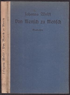 Seller image for Von Mensch zu Mensch. Gedichte for sale by Graphem. Kunst- und Buchantiquariat