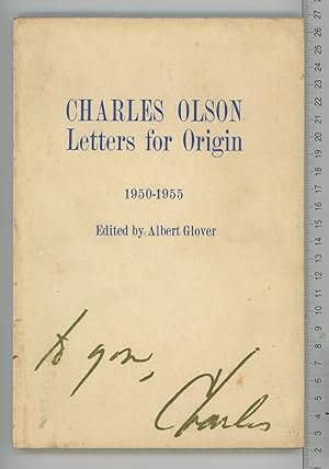 Seller image for Letters for Origin, 1950-1956 for sale by Joe Orlik Books