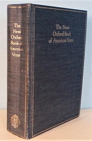Seller image for The New Oxford Book of American Verse for sale by Berthoff Books