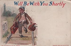 Seller image for Short of funds postcard: Will Be With You Shortly for sale by Mobyville