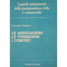 Bild des Verkufers fr Le associazioni le fondazioni i comitati zum Verkauf von Libreria Antiquaria Giulio Cesare di Daniele Corradi