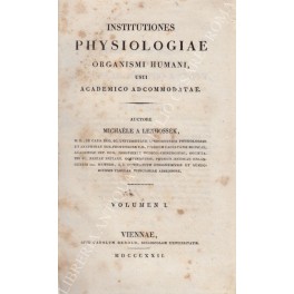 Seller image for Institutiones physiologiae organismi humani, usui academico adcomodatae for sale by Libreria Antiquaria Giulio Cesare di Daniele Corradi