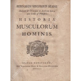 Seller image for Historia musculorum hominis for sale by Libreria Antiquaria Giulio Cesare di Daniele Corradi