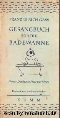 Gesangbuch für die Badewanne