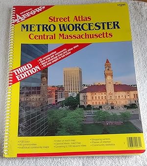 Image du vendeur pour Official Arrow Street Atlas: Metro Worcester; Central Massachusetts [Map] mis en vente par The Librarian's Books