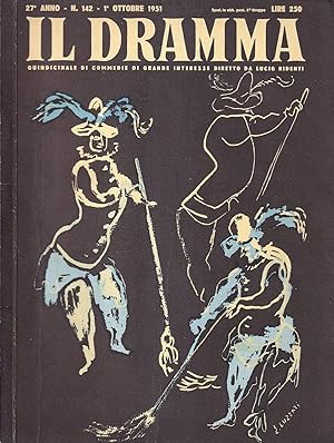 Il Dramma. Quindicinale di commedie di grande interesse - 27° anno, n. 142, ottobre 1951