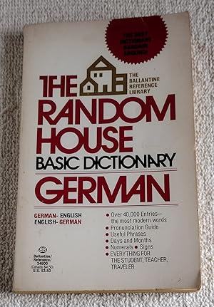 Imagen del vendedor de The Random House Basic Dictionary: German-English, English-German a la venta por The Librarian's Books