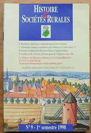 Bild des Verkufers fr Histoire & Socits Rurales - Numro 9 - 1er semestre 1998 zum Verkauf von Aberbroc