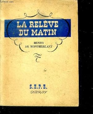 Bild des Verkufers fr La releve du matin zum Verkauf von Le-Livre