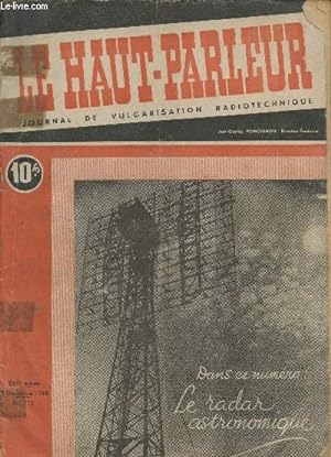 Bild des Verkufers fr Le Haut-Parleur - radio, lectronique, tlvision XXIIe anne - 3 dcembre 1946. n779 zum Verkauf von Le-Livre