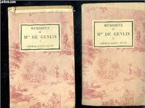 Bild des Verkufers fr Memoires de Mme de genlis precedes d'une preface par J. LUCAS DUBRETON - 2 volumes : tome 1 + tome 2 zum Verkauf von Le-Livre