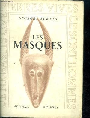 Bild des Verkufers fr Les masques , essai - collection pierres vives zum Verkauf von Le-Livre