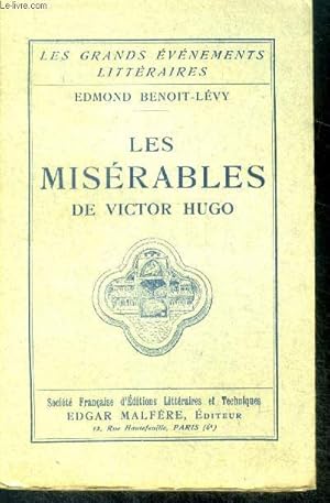 Bild des Verkufers fr Les miserables de victor hugo - collection Les Grands Evnements Littraires zum Verkauf von Le-Livre