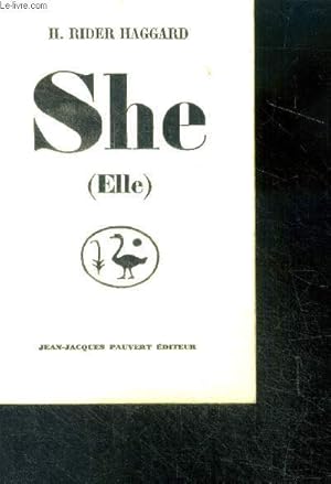 Seller image for She (elle) for sale by Le-Livre