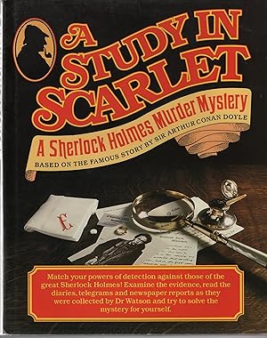 Bild des Verkufers fr A Study in Scarlet: A Sherlock Holmes Murder Mystery zum Verkauf von Cher Bibler