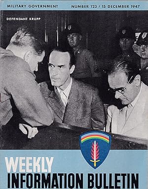 Weekly Information Bulletin. No. 123/ 15 December 1947
