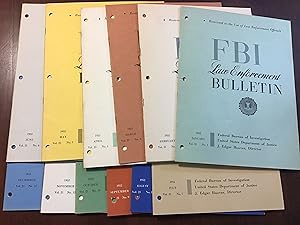 FBI LAW ENFORCEMENT BULLETIN - 1952- JAN - DEC.