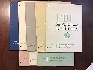 FBI LAW ENFORCEMENT BULLETIN - 1959- JAN - AUG