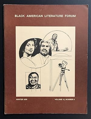 Immagine del venditore per Black American Literature Forum, Volume 12, Number 4 (Winter 1978) venduto da Philip Smith, Bookseller