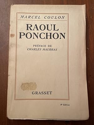 Imagen del vendedor de Raoul Ponchon a la venta por Librairie des Possibles