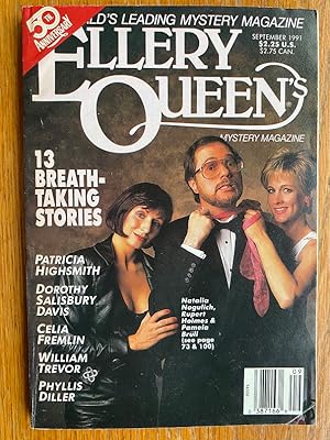 Bild des Verkufers fr Ellery Queen Mystery Magazine September 1991 zum Verkauf von Scene of the Crime, ABAC, IOBA