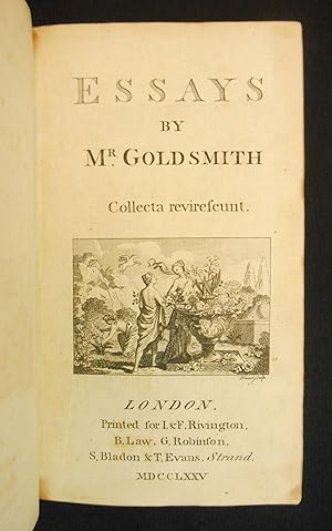 Essays by Mr. Goldsmith