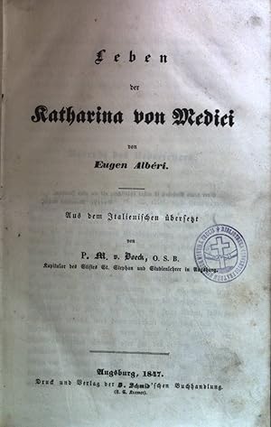 Leben der Katharina von Medici.