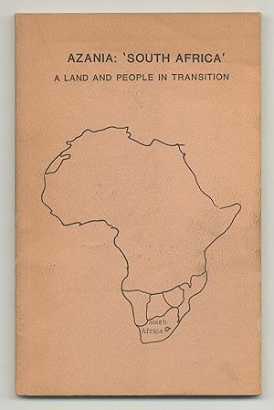 Bild des Verkufers fr Azania: 'South Africa': A Land and People in Transition zum Verkauf von Between the Covers-Rare Books, Inc. ABAA