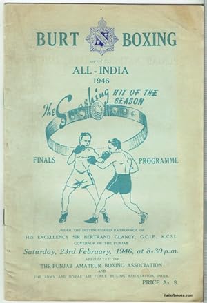Burt Boxing Championships Open To All India, 1946: Finals Programme