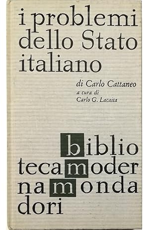 Immagine del venditore per I problemi dello Stato italiano venduto da Libreria Tara