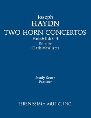 Imagen del vendedor de Two Horn Concertos: Study score (Paperback or Softback) a la venta por BargainBookStores