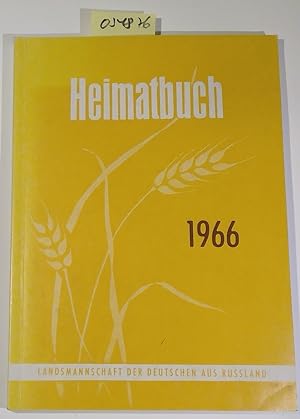 Imagen del vendedor de Heimatbuch der Deutschen aus Ruland 1966 a la venta por Antiquariat Trger
