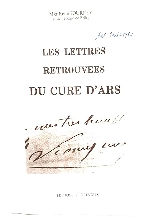 Immagine del venditore per Les lettres retrouves du cur d'ars [1980] venduto da Mimesis