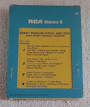 Immagine del venditore per Dear Heart/Uniquely Mancini [8 Track Cassette][Sound Recording] venduto da The Librarian's Books