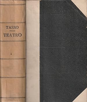 Imagen del vendedor de Teatro di Torquato Tasso a la venta por Messinissa libri