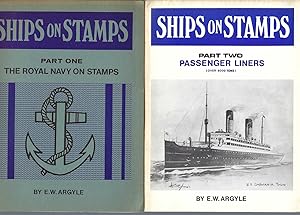 Bild des Verkufers fr Ships On Stamps, Part One - Part Six: Royal Navy On Stamps, Passenger Liners, Early Sailing Ships & Canoes, Sailing Ships, Local Craft, Cross-channel, zum Verkauf von BYTOWN BOOKERY
