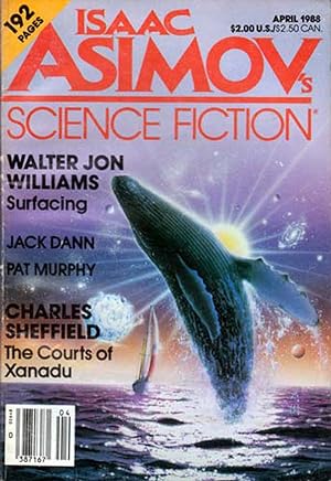 Bild des Verkufers fr Isaac Asimov's Science Fiction Magazine April 1988 zum Verkauf von Kayleighbug Books, IOBA