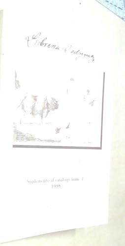 Imagen del vendedor de Librera Rodrguez. Suplemento al Catlogo nm 1. 1998. Catlogo de libros, folletos, revistas y carteles de asunto taurino. 1551 referencias a la venta por Librera La Candela