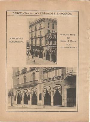 Seller image for LAMINA 27139: Banco di Roma en Barcelona for sale by EL BOLETIN