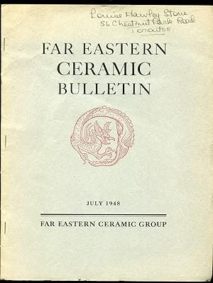 Far Eastern Ceramic Bulletin, July 1948