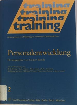 Bild des Verkufers fr Personalentwicklung : Anstze - Konzepte - Perspektiven. Training ; Bd. 2 zum Verkauf von books4less (Versandantiquariat Petra Gros GmbH & Co. KG)