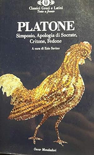 Immagine del venditore per Simposio-Apologia di Socrate-Critone-Fedone. Testo greco a fronte venduto da librisaggi