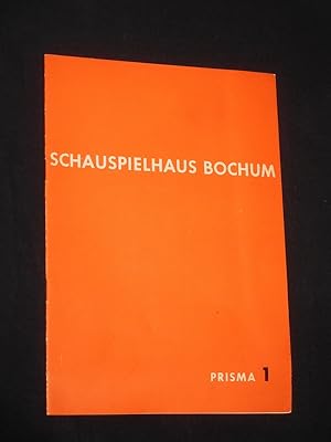 Bild des Verkufers fr Prisma, Heft 1, 1954/55. Bltter des Schauspielhauses Bochum. Programmheft DIE ZHMUNG DER WIDERSPENSTIGEN von Shakespeare. Insz.: Hans Schalla, Bhnenbild: Max Fritzsche, Kostme: Therese van Treeck. Mit Erwin Kleist, Rosel Schaefer, Helga Siemers, Horst Otto Reiner, Wilhelm Grimm, Hans Schlosze, Manfred Heidmann, Hans Messemer, Holger Kepich zum Verkauf von Fast alles Theater! Antiquariat fr die darstellenden Knste