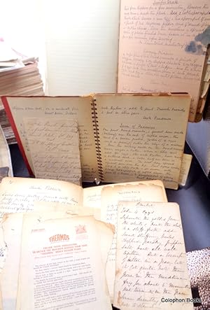 3 1930's-40's Manuscript Cookery Recipe books