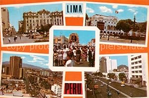 Postkarte Carte Postale 73848098 Lima Peru Orts und Teilansichten Umzug