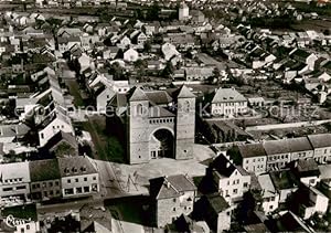 Postkarte Carte Postale 73851213 Roden Saar Fliegeraufnahme mit Kirche Roden Saar