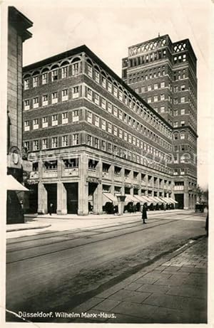 Bild des Verkufers fr Postkarte Carte Postale 73559131 Duesseldorf Wilhelm Marx-Haus Duesseldorf zum Verkauf von Versandhandel Boeger