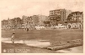 Postkarte Carte Postale 73851151 La Panne De Panne Belgie La plage et la digue